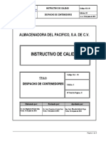 ICA-18 Despacho de Contenedores E-3