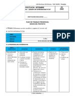 4 Años - Actividad Del Dia 08 de Setiembre