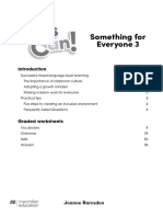 Something For Everyone Graded Worksheets Pedagogical Handbook