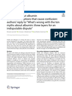 10 Myths About Albumin - Reply - ICM (2022)