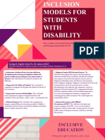 Inclusion Models For Students With Disability