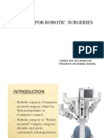 Anaesthesia in Robotic Surgery