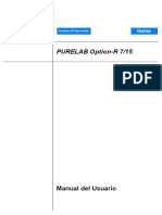 PURELAB Option-R 7/15: Manual Del Usuario