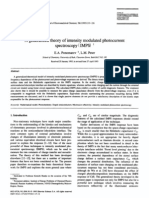 A Generalized Theory of Intensity Modulated Photo Current Spectroscopy (IMPS)