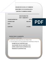 MAAC 502 Question Bank 2019