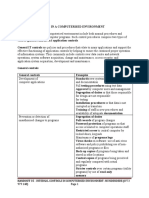 Internal Controls in A Computerised Environment