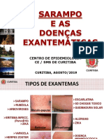 SARAMPO e Exantemas Infecciosos - Ago2019