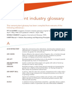 Cement Industry Glossary