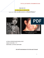 Proyecto Sobre La Discriminacion Infantil