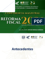 Arturo Morales Armenta Reforma Fiscal 2021