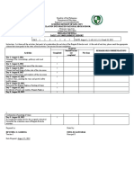 BE Form 6 DAILY ACCOMPLISHMENT REPORT