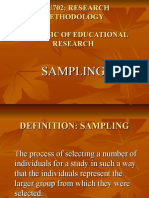 Basics Sampling