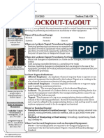 Toolbox Talks Lockout Tagout Awareness English