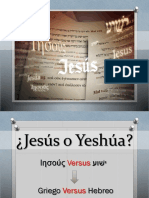 ¿Jesús o עושׁי?