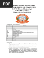 B.Tech - EE - 3rd - Year 5th and 6th Sem 2020-21 June 23