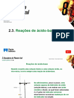 11 - Reações de Ácido-Base