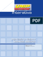 Organização Do Estado e Instituições Judiciárias