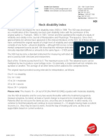 Neck - Disability.index