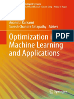 Kulkarni A. Optimization in Machine Learning and Applications 2020