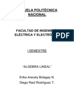 Aplicaciones de Algebra Lineal