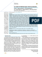 Food Safety Control of Halloumi Type Cheese Production