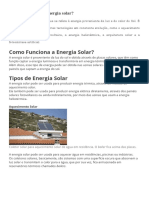 Trabalho de Ciencias Energia Solar