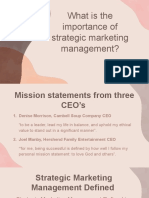 What Is The Importance of Strategic Marketing Management