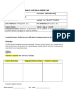 Annexure V Cover Page For Academic Tasks