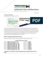 MCQ in Engineering Mechanics Series ECE Board Exam