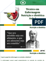 ENFERMAGEM - NUTRICAO E DIETETICA - Aula I