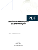 Gestão de Operações em Exportação