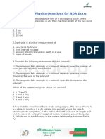 Physics Questions For Nda 46