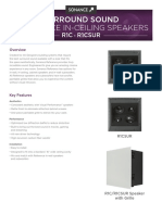 Inceiling Data Sheet 121139