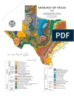 Geologic Map of Texas, 1992