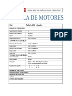 Tabela de Motores II - Palio 1.6 16v