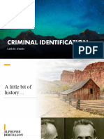 Criminal Identification