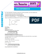 Circunferencia para Quinto de Secundaria