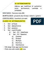 Los Determinantes