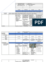 Grades 9 Daily Lesson Log School Grade Level 9 Teacher Learning Area MATHEMATICS Teaching Dates and Time Quarter FIRST