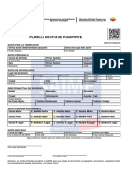 Planilla de Pago Saime