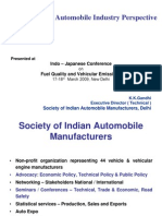 Clean Vehicles: Automobile Industry Perspective: Indo - Japanese Conference Fuel Quality and Vehicular Emissions