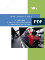 Fdocuments - in - Srs For Railway Reservation System