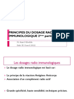 Principe Du Dosage Radio-Immunologique - 2e Partie (PR KHELIFA)