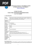 Asiin - Syllabus - Management Information System