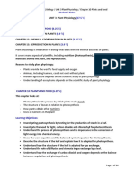 UNIT 3 - Ch10 - Plants and Food - Students' Notes