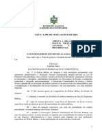 Lei 6.399, de 15-08-03 (Organização Básica Da PMAL)