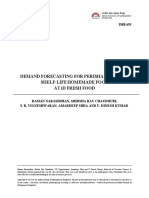 Demand Forecasting For Perishable Short Shelf-Life Homemade Food