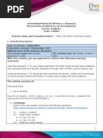 Activity Guide and Evaluation Rubric - Unit 1 - Task 2 - My Family and Daily Routine