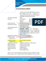 01.-Acta Entrega de Terreno - Cerco Perimetrico