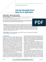 A Substrate Integrated Gap Waveguide Based Wideband 3-dB Coupler For 5G Applications